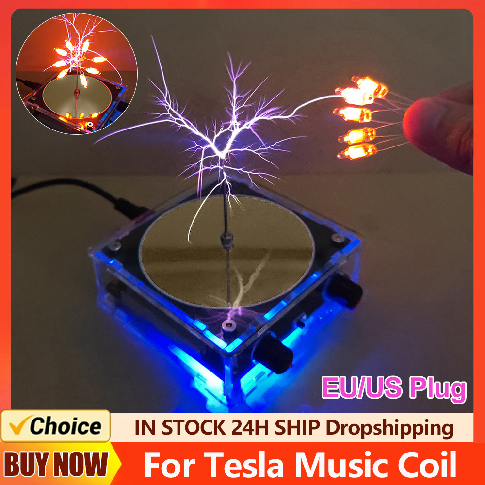 BHS Multi-Function Tesla Music Tesla Coil Speaker Wireless Transmission Lighting Magnetic Storm Coil