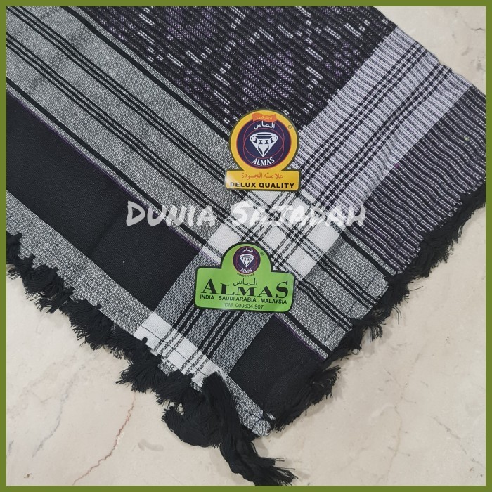 Sorban Sorban Haji Almas Dobby / Sorban Arafat Almas Imamah Kuncir Rumbai panjang motif halus