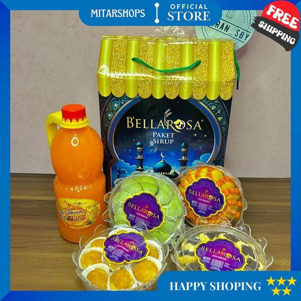 

Paket Lebaran Kue Kering Bellarosa Mawar Mas Sirup D Best Seller