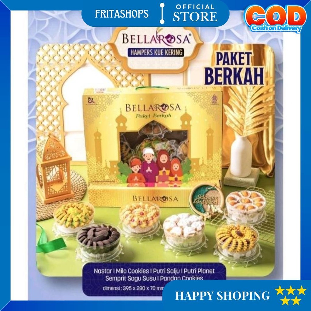 

Kue Kering Bellarosa Paket Berkah Parcel Kue Lebaran D Best Seller
