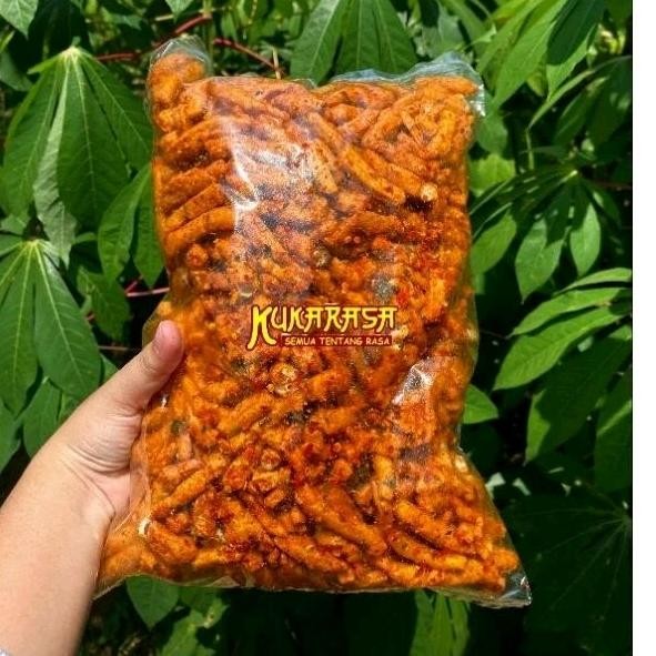 

BASRENG 500 GRAM / BASRENG PEDAS DAUN JERUK [ KUKARASA SNACK]