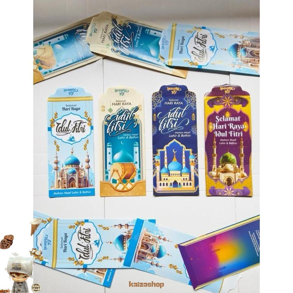 

Amplop Lebaran Panjang Isi 100 Lembar Tema Masjid / Angpao Thr Idul Fitri Hari Raya 1 Pak Isi 100 Lembar Uk 18.5 X 7,5 Rilisan Terbaru Murah