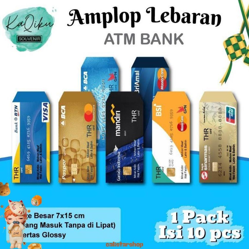 

Amplop Lebaran Atm Unik Idul Fitri & Idul Adha 1446 Hijriah Kilat