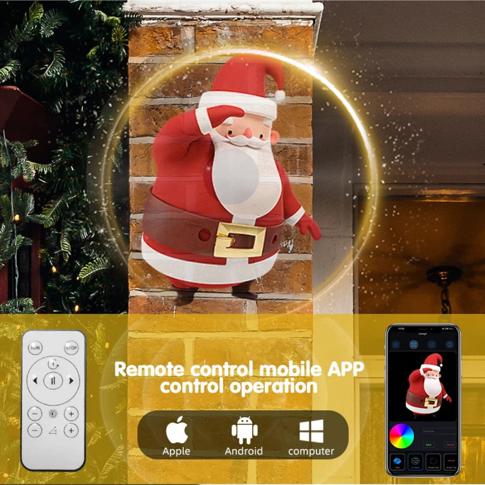 Proyektor Kipas 3D Hologram Display Fan Projector LED 42cm