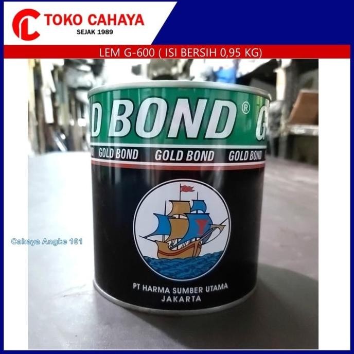 Lem Kuning G600 1kg Utk Kulit, Busa, Spon Eva