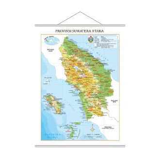 

Peta Sumatera Utara ukuran 72 x 102