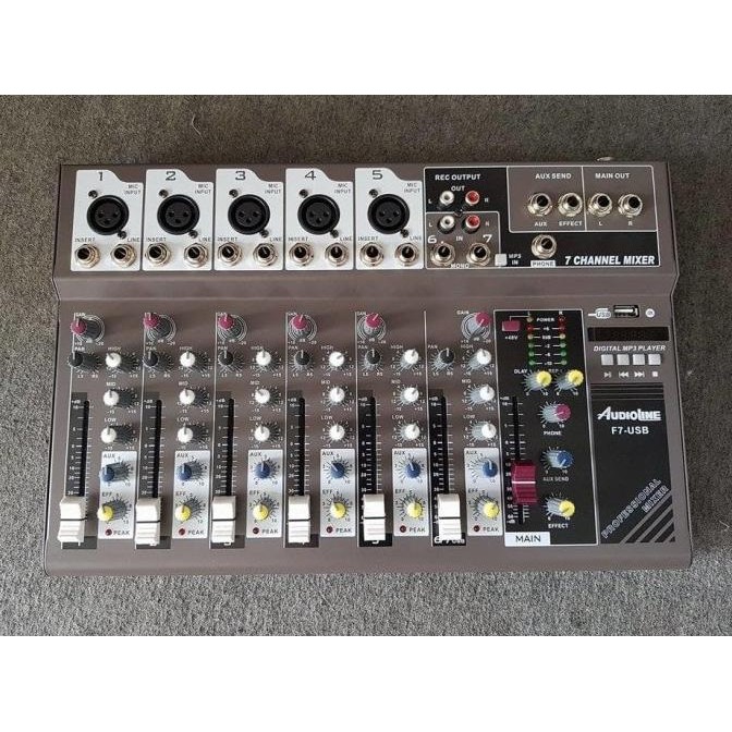 ;&;&;&;&] MIXER 7ch AUDIOLINE F7