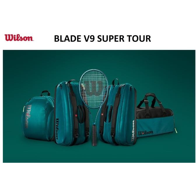 WILSON Blade V9 Super Tour Tennis Backpack Bag - Tas Raket Tenis 6-15R H85M
