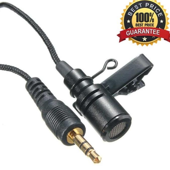 Paket Mic Clip On High Quality + Audio Splitter for Vlogger, Youtuber