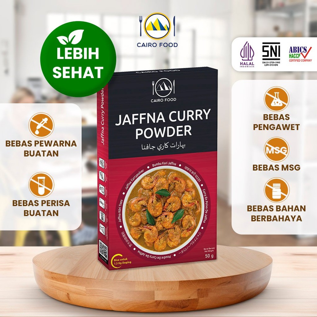 

Bumbu Kari Jaffna Spice Mix Sehat - Cairo Food