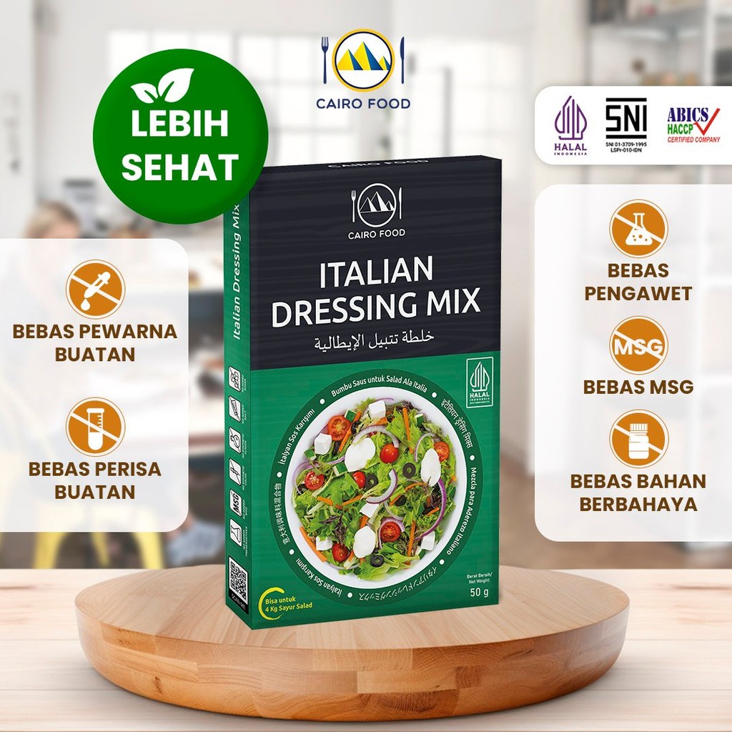 

Bumbu Italian Dressing Mix Spice Mix Sehat - Cairo Food