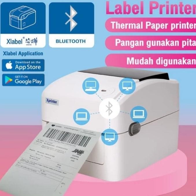 *#*#*#*#] PRINTER THERMAL 110 MM LABEL PENGIRIMAN BLUETOOTH, USB,