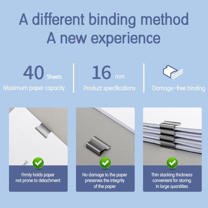 

Deli Binder Clip Fastener AUTOMATIC / Alat Jepit Klip Kertas Jepitan