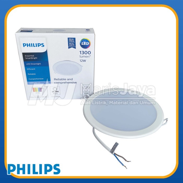 SALE Lampu LED Downlight PHILIPS Essential SmartBright DN027B G3 9 Watt, 12 Watt (6500 Cool White)