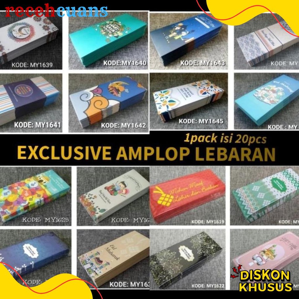 

Amplop Lebaran Exclusive Mewah, Ampau Spesial Idul Fitri Berkualitas Diskon