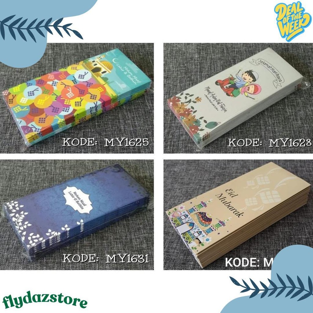 

Amplop Lebaran - Angpao Lebaran Eklusive Kode My1625 Diskon Setengah Harga