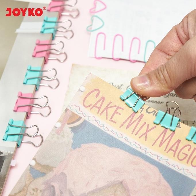 

Joyko Binder Clip Paper Clip SET / Klip Kertas Penjepit File Joyko