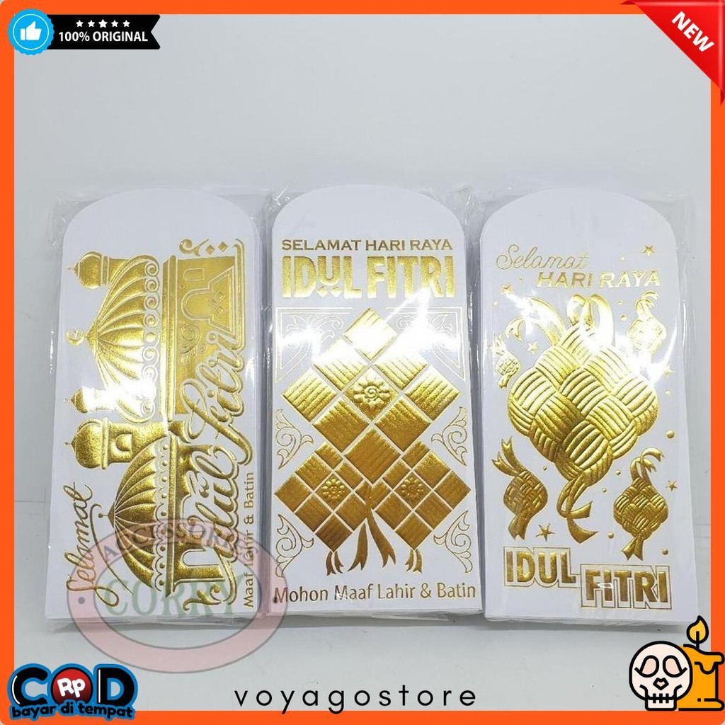 

Angpao Idul Fitri Lebaran Isi 50 Mewah 17 Cm Bulk Murah Amplop Uang Putih Embos Emas Mengkilap Flash Sale! Diskon Hingga 70%