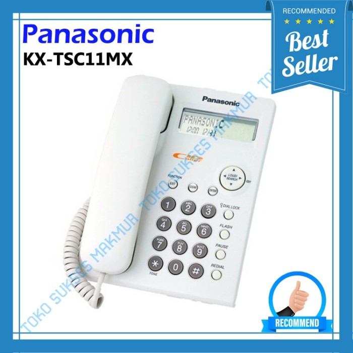 Telepon Panasonic KX-TSC11MX Caller Id / KXTS C11MX / KX TSC11