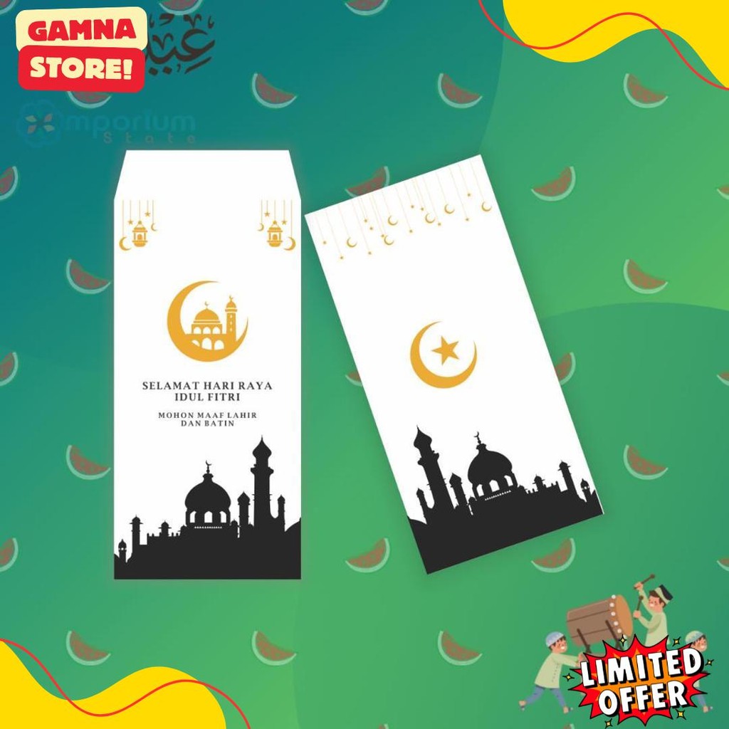 

50 Angpao Lebaran Idul Fitri / Amplop Lebaran 2025 Diskon