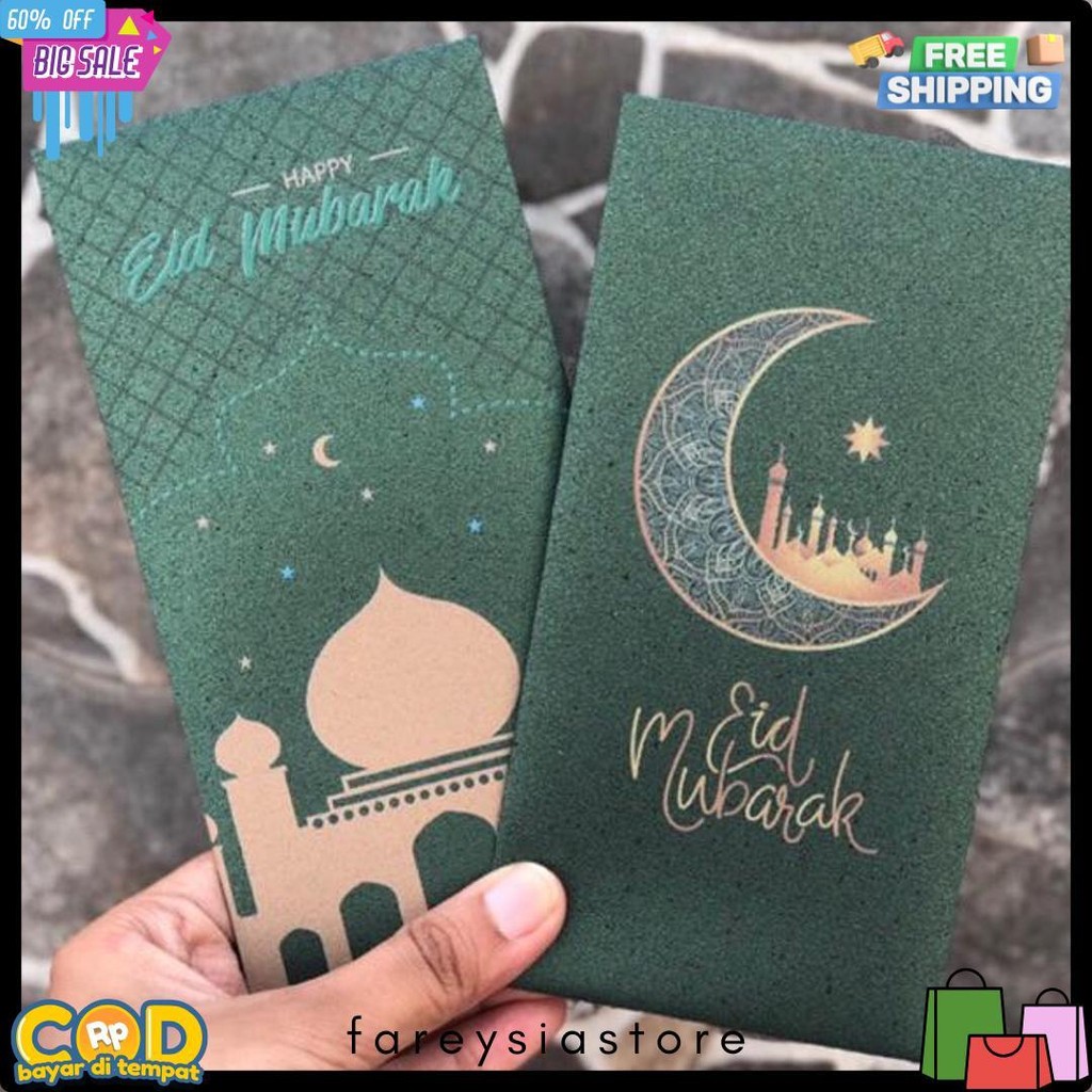

Angpao Lebaran Premium Hijau Amplop Thr Idul Fitri Isi 6 Pcs Print Uv Terlengkap Dan Termurah