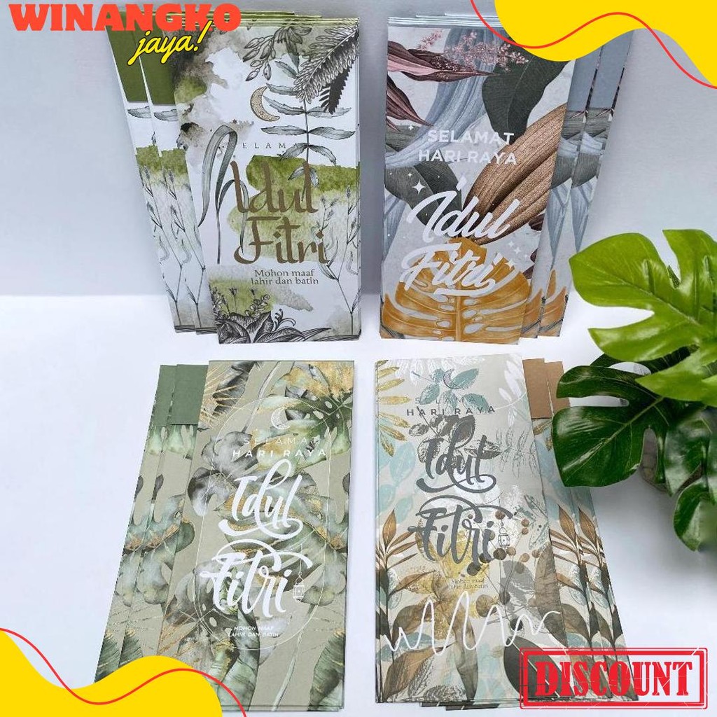 

Amplop Lebaran 2025 Unik Aesthetic Glosir 1 Pack ( Isi 40 Pcs ) Siap Pakai, Amplop Idul Fitri Ukuran Jumbo Flash Sale! Diskon Hingga 70%
