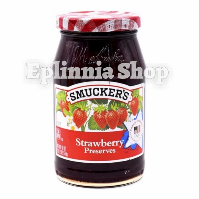 

Smucker's Smuckers Strawberry Preserves Spread Jam 510 gr - Selai
