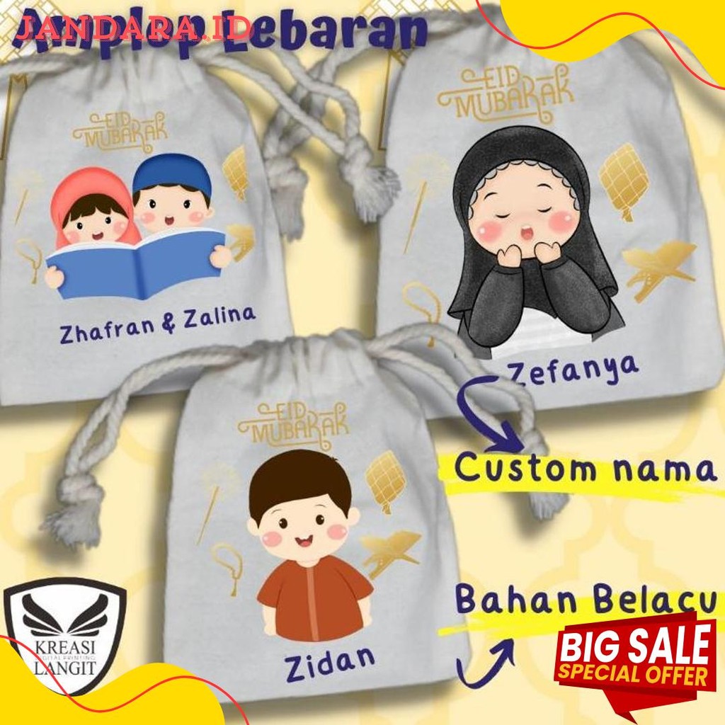 

Pouch Serut Angpao Edisi Lebaran | Amplop Lebaran | Angpau Lebaran | Bisa Input Nama Dan Tulisan Flash Sale! Diskon Hingga 70%