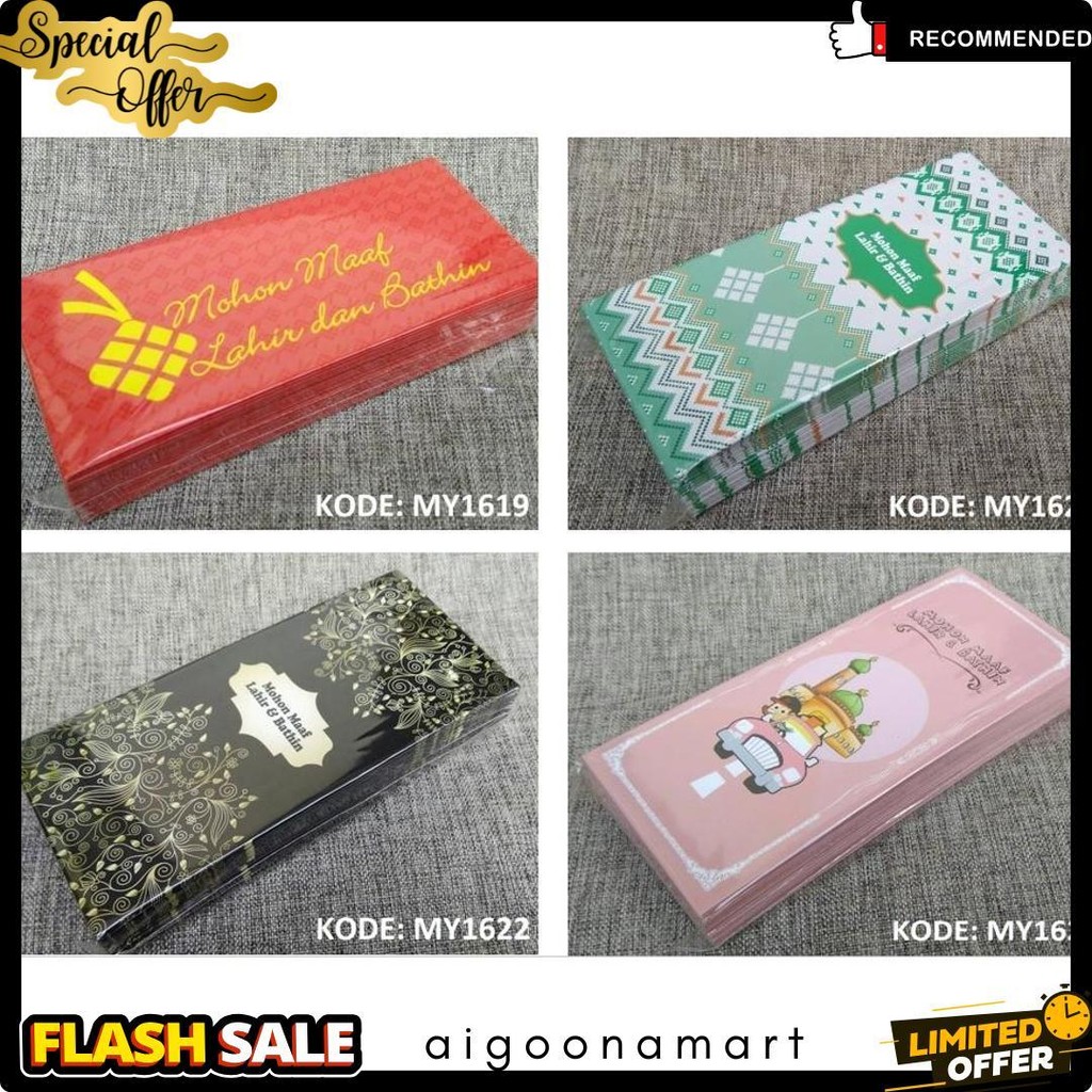 

Amplop Lebaran - Angpao Lebaran Exclusive Code My1646 Terlaris! Produk Ini Banyak Dicari