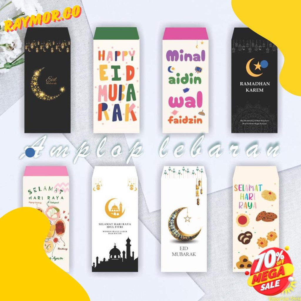 

50 Angpao Lebaran Idul Fitri / Amplop Lebaran 2025 Terlaris! Produk Ini Banyak Dicari