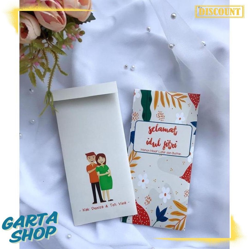 

Amplop Lebaran Custom Bisa Tambah Nama Diskon Setengah Harga