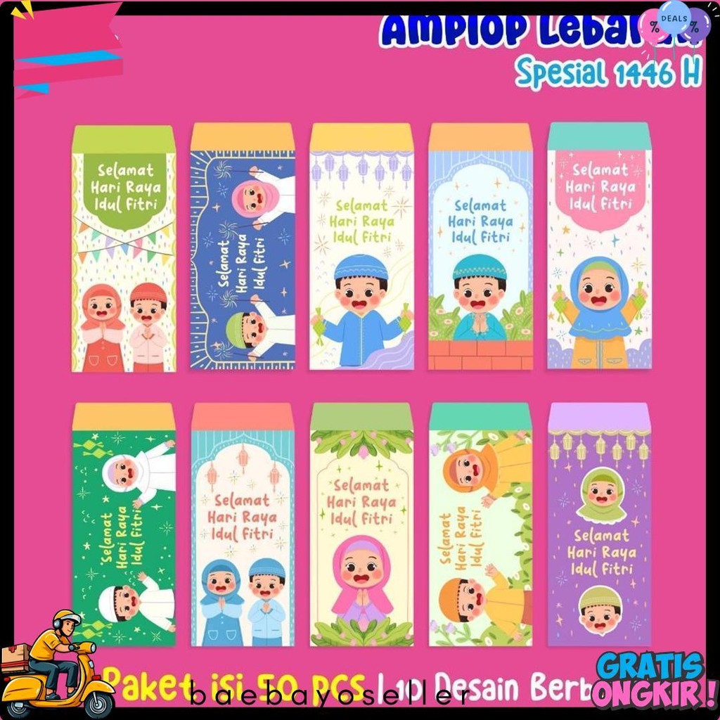 

Amplop Lebaran 2025 - Isi 50Pcs [Pustaka Hulwah] Diskon