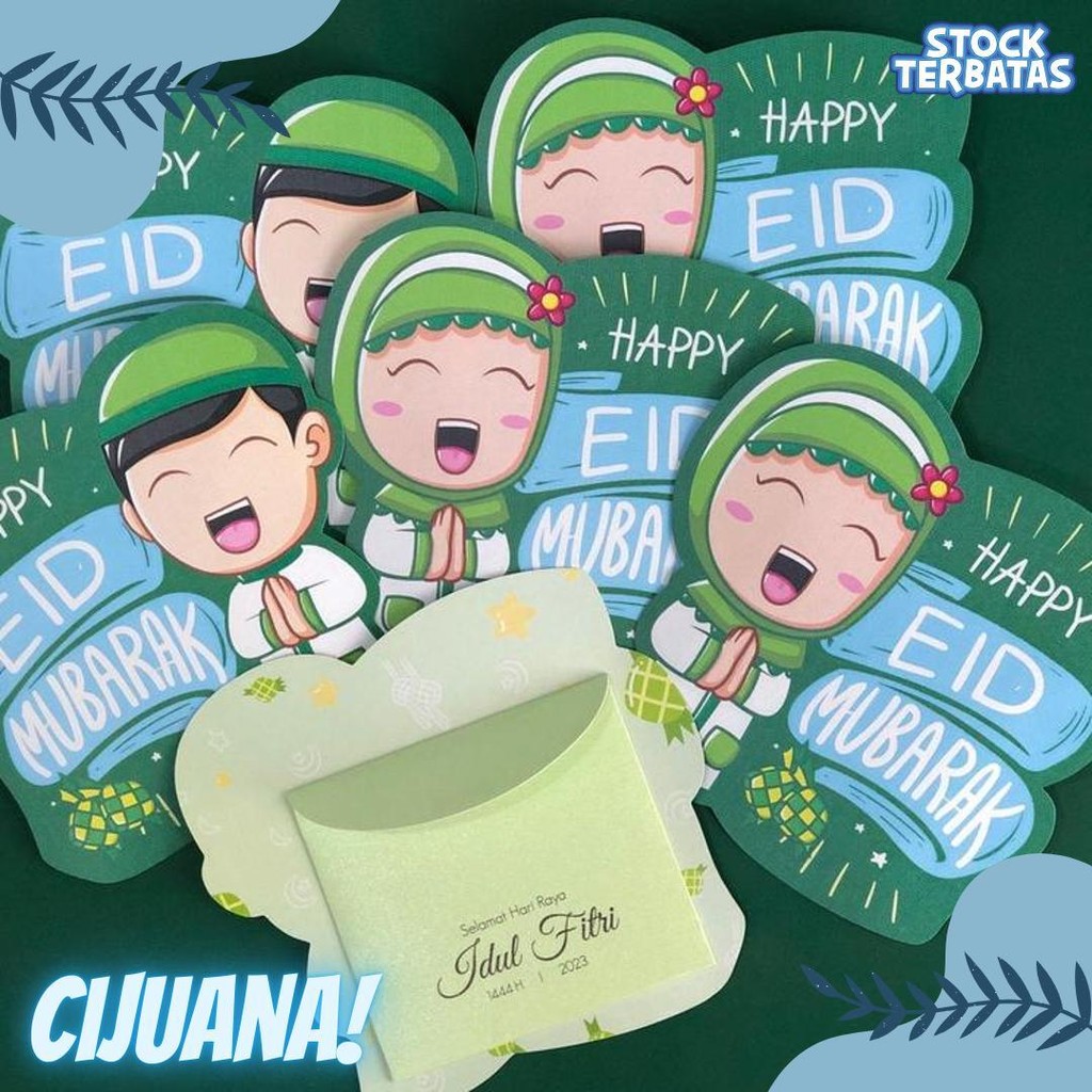 

Amplop Lebaran Lucu / Amplop Lebaran Bentuk 3D Ready Stock Isi 6 Pcs Diskon Setengah Harga