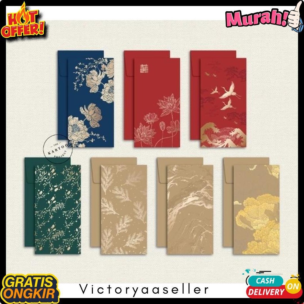 

Angpao Isi 4 Pcs / Money Envelope / Amplop Uang Premium Untuk Imlek, Wedding, All Occasion Terlengkap Dan Termurah