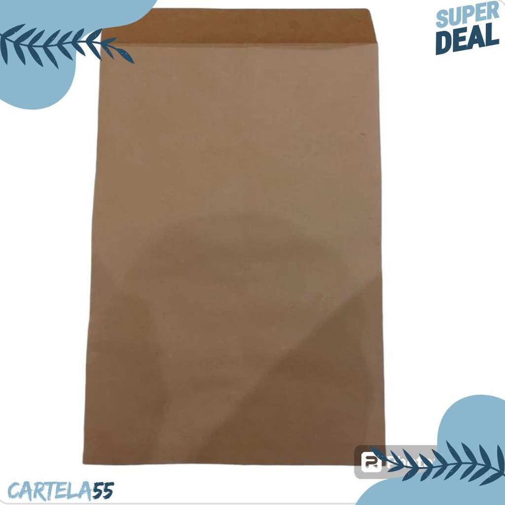 

Amplop Coklat Folio F4 24 Cm X 34.5 Cm Isi 100 Lembar Diskon