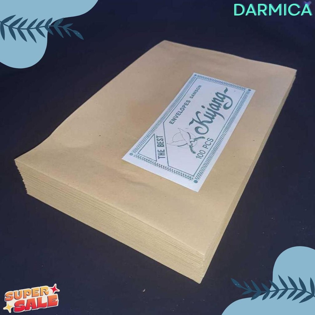 

Amplop Samson D Kujang Coklat Folio Dokumen F4 A4 Besar 24 X 35 Terlengkap Dan Termurah