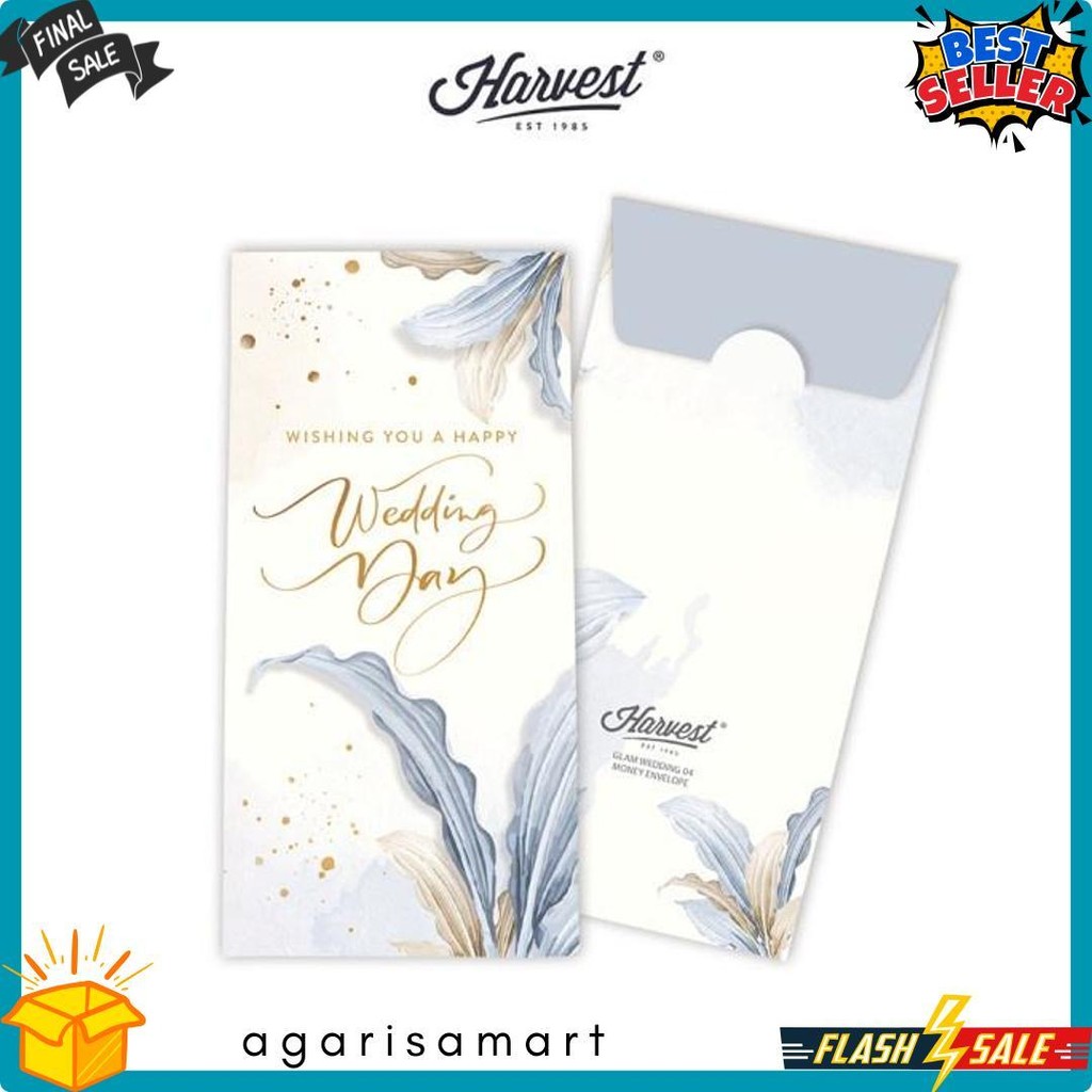 

Amplop / Angpao Wedding Harvest Isi 6 Glam Wedding Diskon