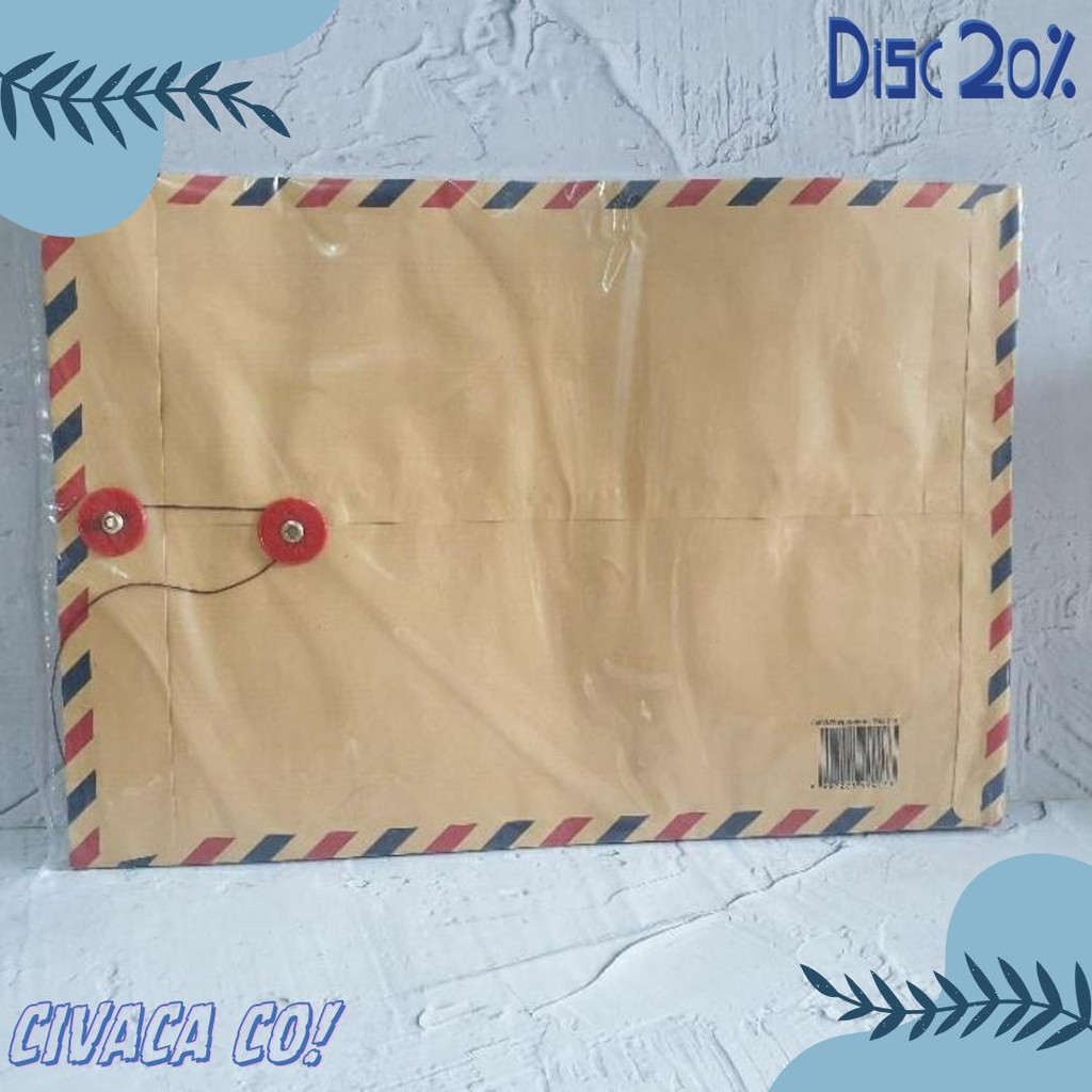 

Amplop Tali 310 Airmail Executive Diskon Setengah Harga
