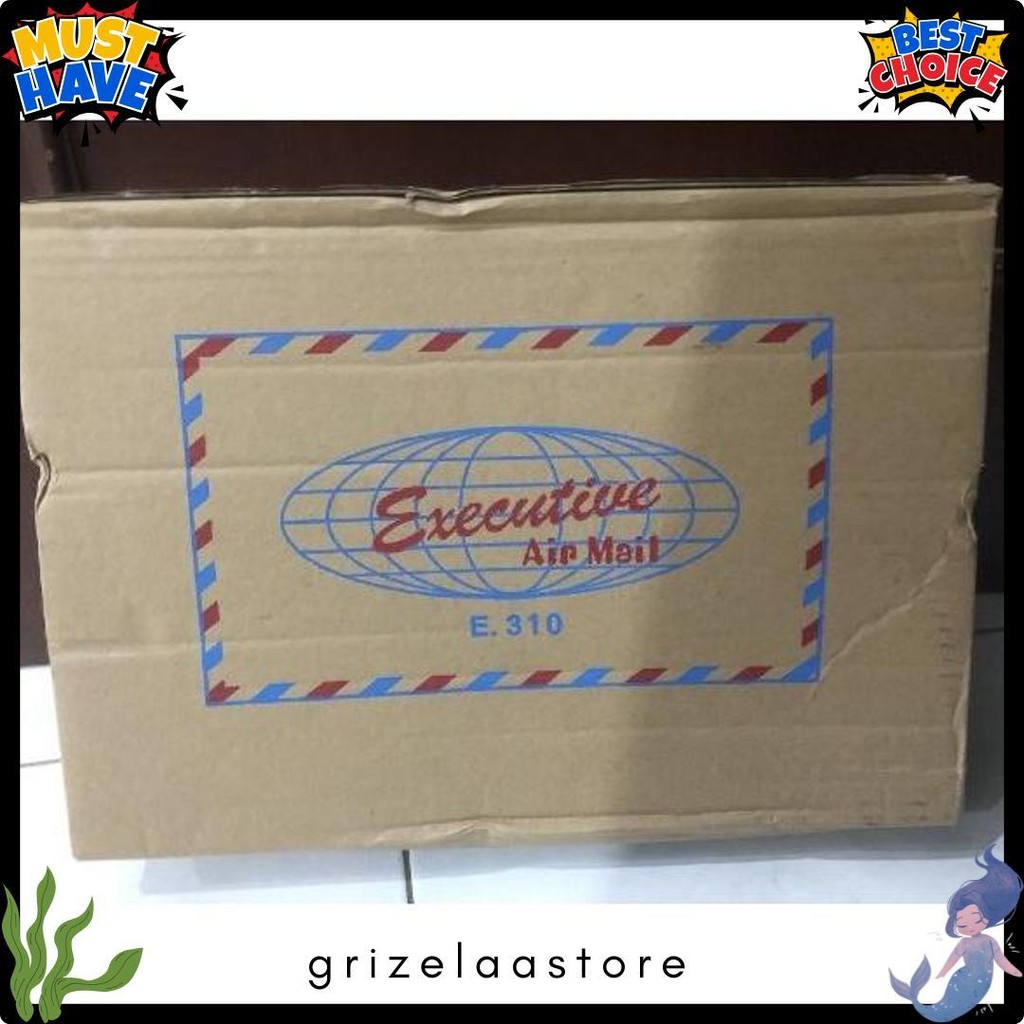 

[50 Pcs] Amplop Coklat Folio Tali 310 Airmail Diskon Setengah Harga