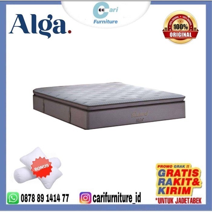 ALGA SPRINGBED RIARD - 200X200 (FULL SET)