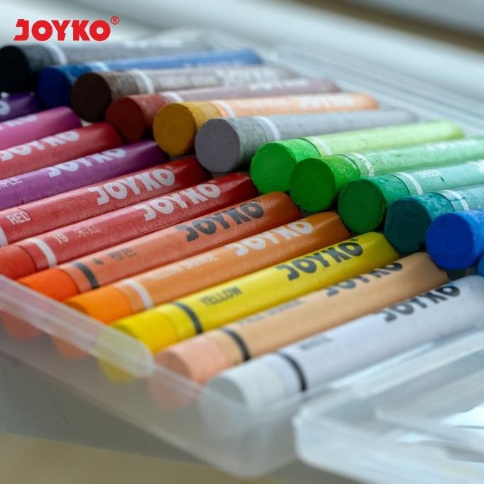 

Joyko Crayon 12 24 Colours Oil Pastel / Krayon Joyko Minyak Warna