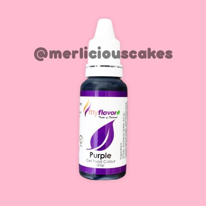 

*****] Purple Gel My Flavor Food Color Food Colour Pewarna Makanan