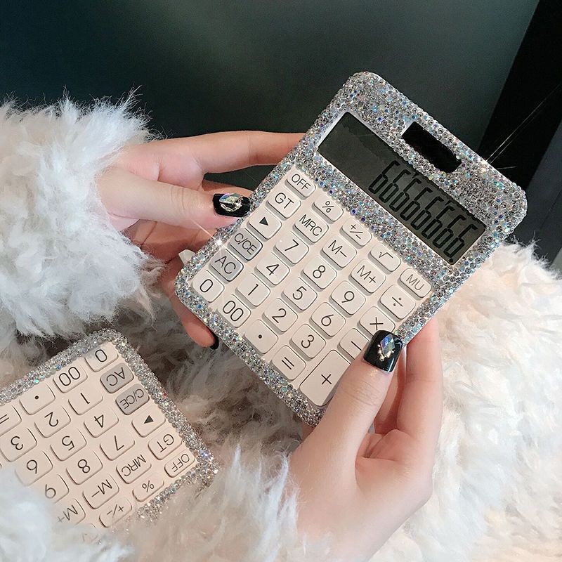 

Kalkulator Rhinestone yang Dipersonalisasi Kalkulator Rhinestone Kustom Fashion Lucu untuk Gadis