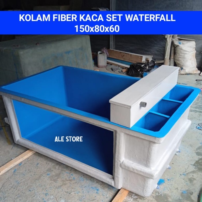 kolam fiber kaca filter kolam ikan koi goldfish koki kolam minimalis