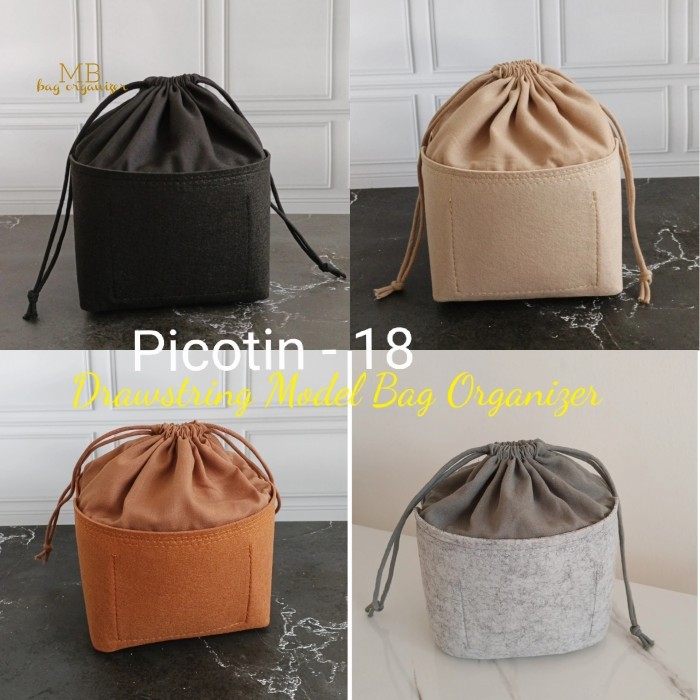 Organizer picotin 18 with additional drawstring
