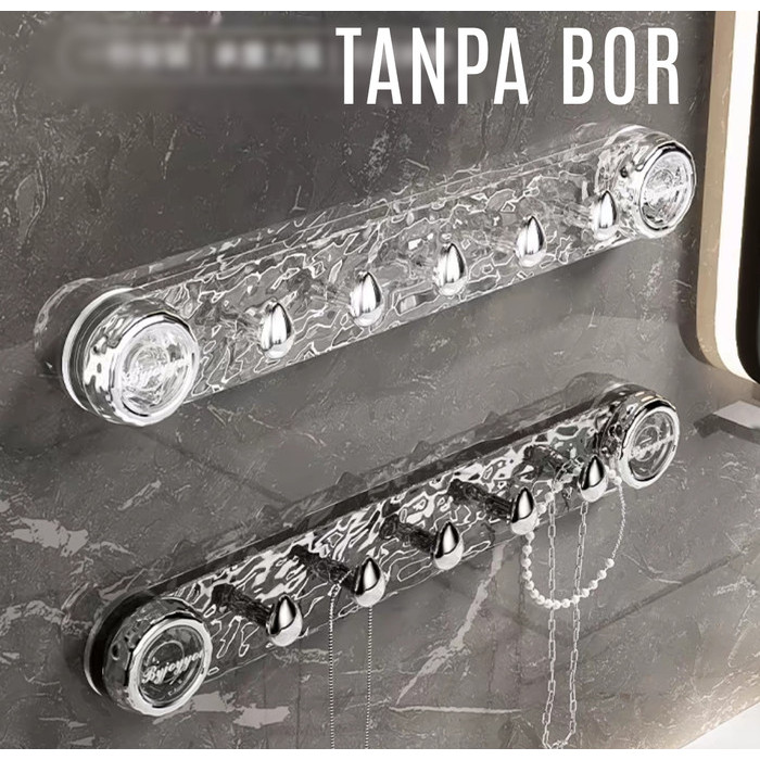 Kastok baju gantungan baju / hanger gantungan toilet serbaguna / gantungan handuk kamar mandi tempel