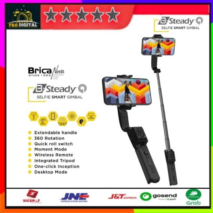 Brica B-Steady Q - B-Steady Q - Selfie Smart Gimbal Terlaris