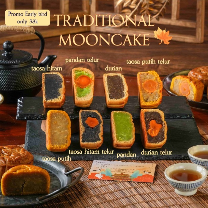 

MOONCAKE HAMPERS MOON CAKE KUE BULAN TELUR ASIN ISI 4