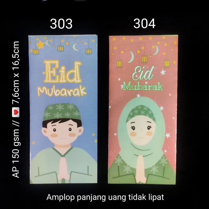 

Murah amplop angpao lebaran panjang anak sholeh - 302 Elegan