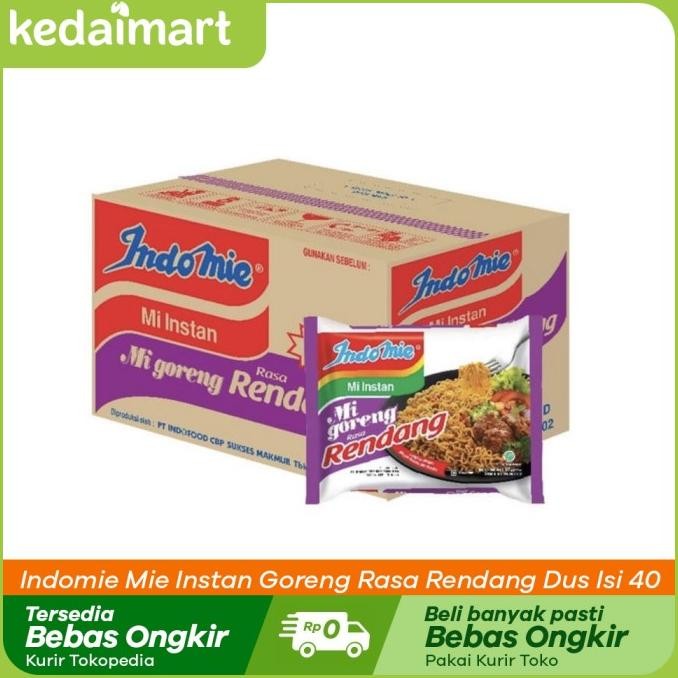 

Indomie Mie Instan Goreng Rasa Rendang Dus Isi 40